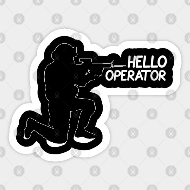 Hello Operator Sticker by TDANIELSART 